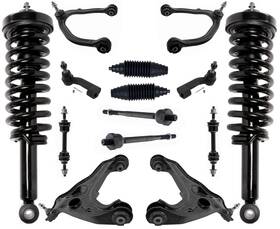 Apm 224451 Front Struts Control Arms Tie Rods And Links Fits Ford F-150 09-13 4 Wheel Drive