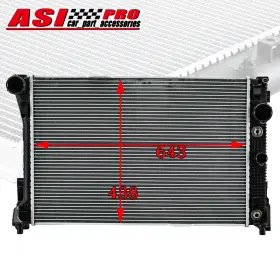13162 Asi Performance Aluminum Radiator For 2010-2016 Mercedes Benz E350 2008-09 C230 2008-15 C350 Usa