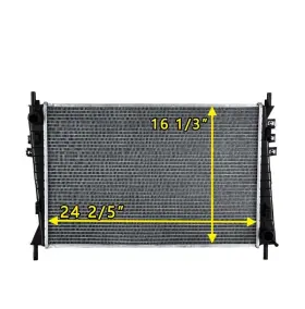 553csd1472 Asi Performance Aluminum Core Radiator For 2001-2009 Jaguar X-type X400 2.0 2.1 2.2 2.5 3.0 V6