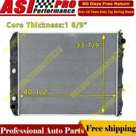85125539 Asi Performance Truck Radiator For 2008-18 Mack Cxu/volvo Vhd Vnl Vnm Vah Vnx 10.8/12.8/14.9l L6