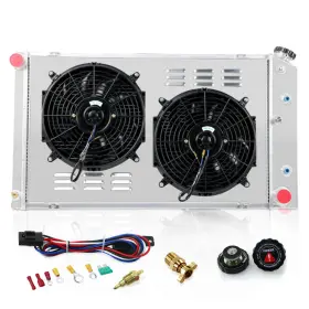 Q161 Asi Performance 3 Row Radiator Shroud Fan Fits 1970-1977 Chevy Monte Carlo/1971-79 Impala