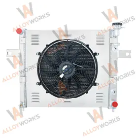 Sbr2263 Asi Performance 3 Row Radiator Shroud Fan Kits For 1999 2000 Jeep Grand Cherokee 4.7l V8 Engine