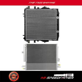 Asspeedfat Asf84811601 Assembly Aluminum Radiator And Condenser For 15-16 Chevrolet Colorado Gmc Canyon