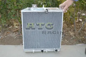 42ds2ss523 Atc Racing 3row Radiator For Honda Civic Eg Ek/del Sol/integra Crx B16 B18 Si Mt 1992-2000