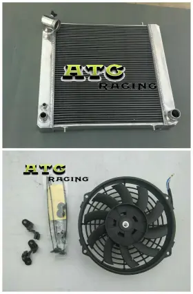 4d55d5d5 Atc Racing 3row For Jaguar E-type Xke Series 4.2l I6 1965-1967 1966 Mt Radiator Fan