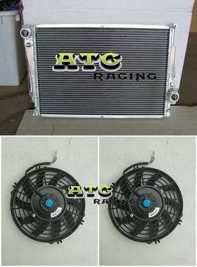 Atc Racing Fd65f5f5f Aluminum Radiator Fan Fit Bmw E46 M3 330d 328 325 323 320 Ci 318i 1999-06 Mt Z4