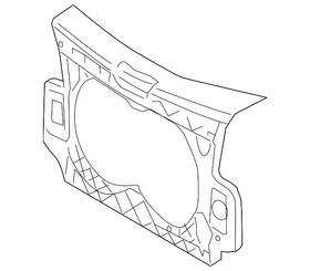 Audi 4f0-805-594-k Genuine Radiator Support