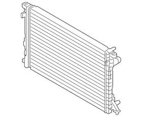 Audi 4m0-121-251-m Genuine Radiator