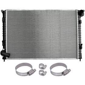 Auspartshouse 13476761 Cu2747 Radiator With Oil Hose Clamps Kit For 2002-2006 Mini Cooper