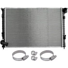 13476761 Auspartshouse Cu2747 Radiator With Oil Hose Clamps Kit For 2002-2006 Mini Cooper