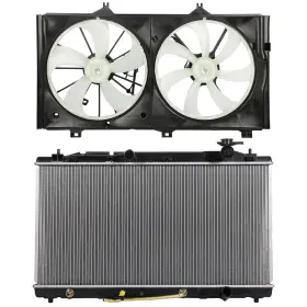 13744347 Auspartshouse Electric Radiator Cooling Fan Kit For 2009-2015 Toyota Venza 2005-2012 Avalon