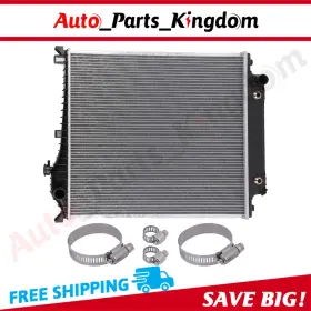 12959870 Auto Parts Kingdom Aluminum Radiator For 06-10 Ford Explorer Mercury With Hose Clamps Kit Cu2952 12959870 Auto Parts Kingdom Aluminum Radiator For 06-10 Ford Explorer Mercury With Hose Clamps Kit Cu2952