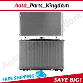 Auto Parts Kingdom 12965521 Aluminum Radiator And Condenser Cooling Kit For 2011-15 Toyota Sienna Lexus Rx350