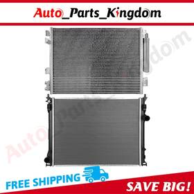Auto Parts Kingdom 12965555 Aluminum Radiator And Ac Condenser Cooling Kit For 2011-2019 Chrysler 300 Dodge