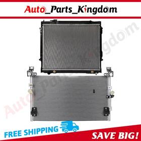 Auto Parts Kingdom 12965560 Aluminum Radiator And Condenser Cooling Kit For 98 99 00-04 Toyota Tacoma 3.4l