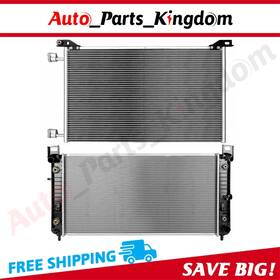 Auto Parts Kingdom 12965610 Radiator And Condenser Cooling Kit For 2002-2014 Cadillac Chevrolet Tahoe Gmc