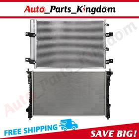 Auto Parts Kingdom 12965629 Radiator And Condenser Cooling Kit For 2007 2008-2012 Ford Edge Lincoln Mkx 3.5l