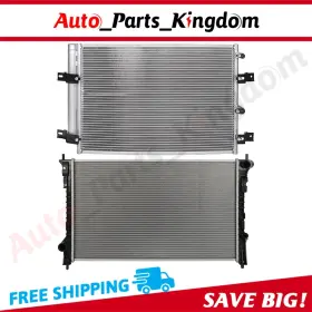 12965629 Auto Parts Kingdom Radiator And Condenser Cooling Kit For 2007 2008-2012 Ford Edge Lincoln Mkx 3.5l