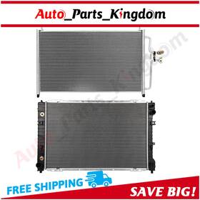 Auto Parts Kingdom 12965663 Radiator And Ac Condenser Cooling Kit For 04-07 Ford Escape Mazda Tribute 3.0l