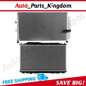 Auto Parts Kingdom 12965669 Aluminum Radiator And Condenser Cooling Kit For 2006-2011 Acura Csx Honda Civic