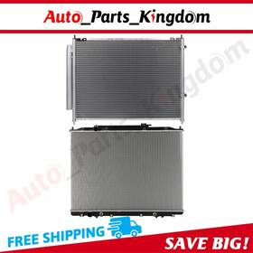 Auto Parts Kingdom 12965692 Aluminum Radiator And Ac Condenser Cooling Kit For 2006-2008 Honda Ridgeline 3.5l
