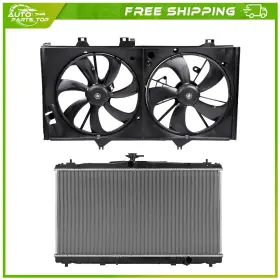 A821702top Auto Parts Top Fit For 2012 2013 2014-2016 2017 Toyota Camry 2.5l Cooling Fan And Radiator Kit