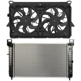 A837549top Auto Parts Top Cooling Fan And Radiator Assembly Kit For 2007-2013 Chevrolet Silverado 1500