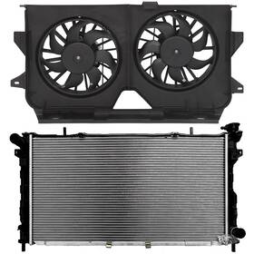 Auto Parts Top A837554top Cooling Fan And Radiator Assembly Kit For 2005 2006 2007 Dodge Caravan