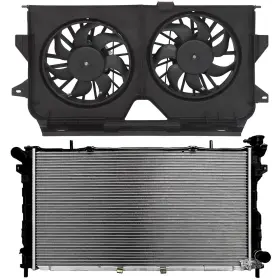 A837554top Auto Parts Top Cooling Fan And Radiator Assembly Kit For 2005 2006 2007 Dodge Caravan