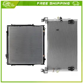 A837817top Auto Parts Top Aluminum Radiator And Ac Condenser Cooling Kit For 1998 1999-2004 Toyota Tacoma