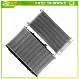 A838024top Auto Parts Top Aluminum Radiator And Ac Condenser Cooling Kit For 2007 Honda Accord