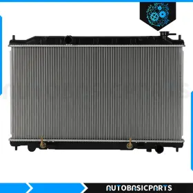 Rad13005 Autobasicparts 10154006 For 2007-2008 Nissan Maxima 3.5l Aluminum Radiator Fits Black Or Silver