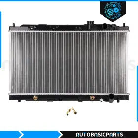 10154045 Autobasicparts For 1994-2001 Acura Integra 1.8l Aluminum Radiator Fits Rad1741 Black Or Silver
