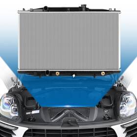 Autobasicparts 10217691 For 2003-2007 Honda Accord 2.4l Aluminum Radiator Black Or Silver Rad2599