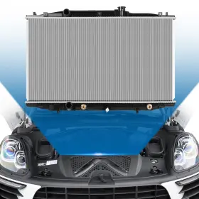 10217691 Autobasicparts For 2003-2007 Honda Accord 2.4l Aluminum Radiator Black Or Silver Rad2599