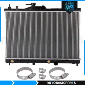 10263385 Autobasicparts For 2007-2012 Nissan Versa 1.8l Aluminum Radiator With Oil Hose Clamps Kit 10263385 Autobasicparts For 2007-2012 Nissan Versa 1.8l Aluminum Radiator With Oil Hose Clamps Kit