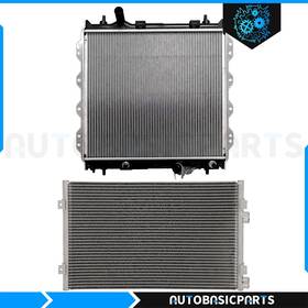Autobasicparts 10266413 For 2001-2010 Chrysler Pt Cruiser Aluminum Radiator And Ac Condenser Cooling Kit