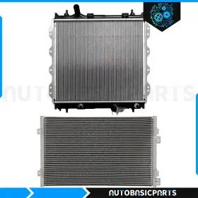 10266413 Autobasicparts For 2001-2010 Chrysler Pt Cruiser Aluminum Radiator And Ac Condenser Cooling Kit 10266413 Autobasicparts For 2001-2010 Chrysler Pt Cruiser Aluminum Radiator And Ac Condenser Cooling Kit
