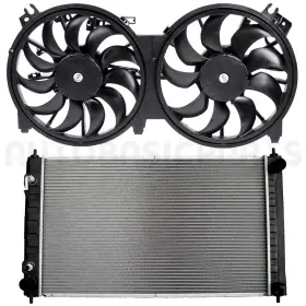 11371736 Autobasicparts For 2007-2018 Nissan Altima 2.5l Front Side Radiator And Cooling Fan Kit