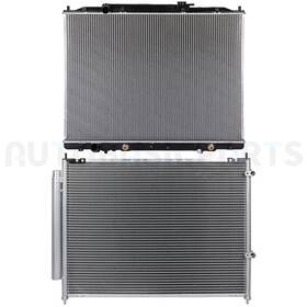 Autobasicparts 12816955 Aluminum Radiator And Ac Condenser Cooling Kit For 2009-2014 Honda Ridgeline 3.5l