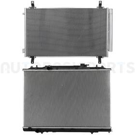 Autobasicparts 12817058 Aluminum Radiator And Ac Condenser Cooling Kit For 2016-2019 Honda Pilot