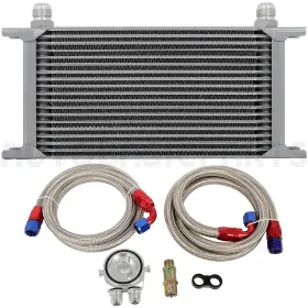 12817279 Autobasicparts Oil Cooler For 1992-2000 Honda Accord Hyundai Elantra 1992-1999 Toyota Camry