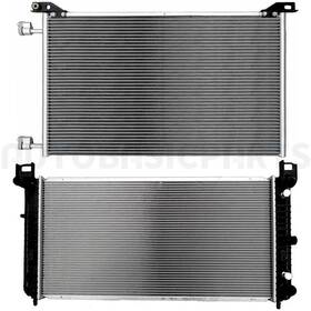 Autobasicparts 13401968 Aluminum Radiator And Ac Condenser Cooling Kit For 2004-2012 Chevrolet Tahoe 5.3l
