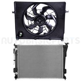 Autobasicparts 13401977 Fit For 2011-2012 Hyundai Sonata Kia Optima 2.4l Cooling Fan And Radiator Kit