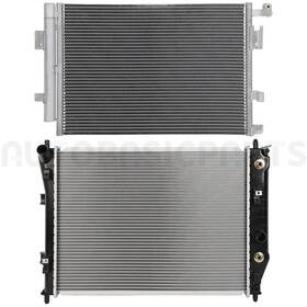 Autobasicparts 13402081 Aluminum Radiator And Ac Condenser Cooling Kit For 2006-2013 Chevrolet Corvette