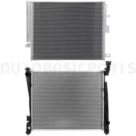 13402094 Autobasicparts Aluminum Radiator And Ac Condenser Cooling Kit For 2017-2020 Dodge Durango 5.7l