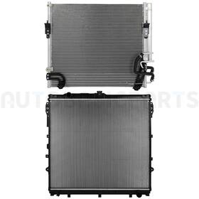 Autobasicparts 13402110 Aluminum Radiator And Ac Condenser Cooling Kit For 2010-2011 Toyota Sequoia