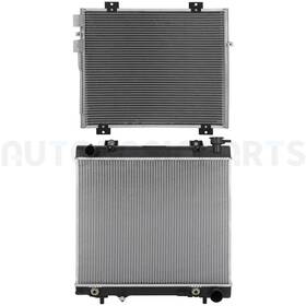 Autobasicparts 13402112 Aluminum Radiator And Ac Condenser Cooling Kit For 2005-2011 Dodge Dakota