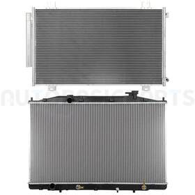 Autobasicparts 13402121 Automotive Aluminum Radiator And Ac Condenser Kit For 2018 Honda Odyssey 3.5l