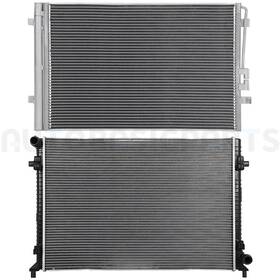 Autobasicparts 13402137 Aluminum Radiator And Ac Condenser Cooling Kit For 2018-2020 2021 Volkswagen Atlas